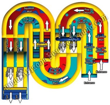 Adrenaline Rush Extreme Obstacle Course Rental Phoenix, Scotsdale Arizona